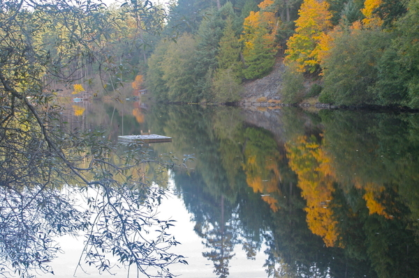 Swimming Hole in Autumn